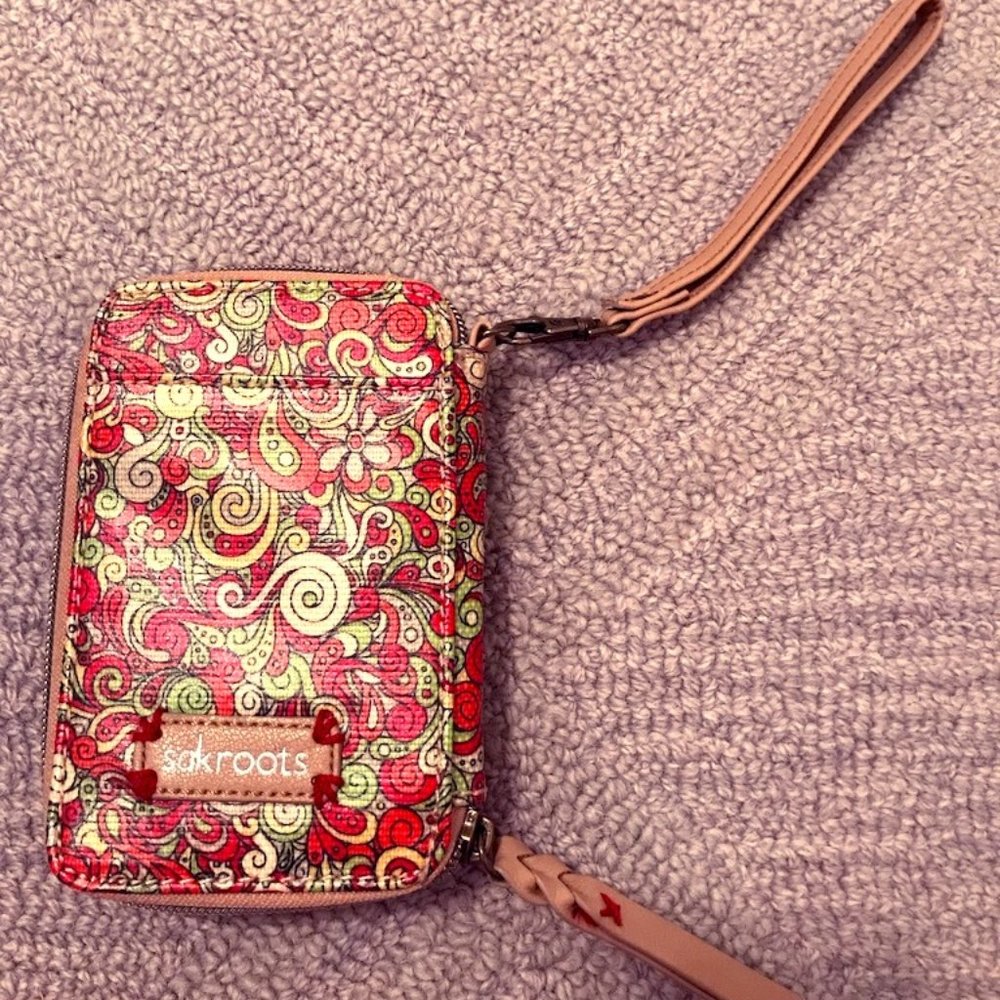 SakRoots San Francisco Zip Around Phone Wallet